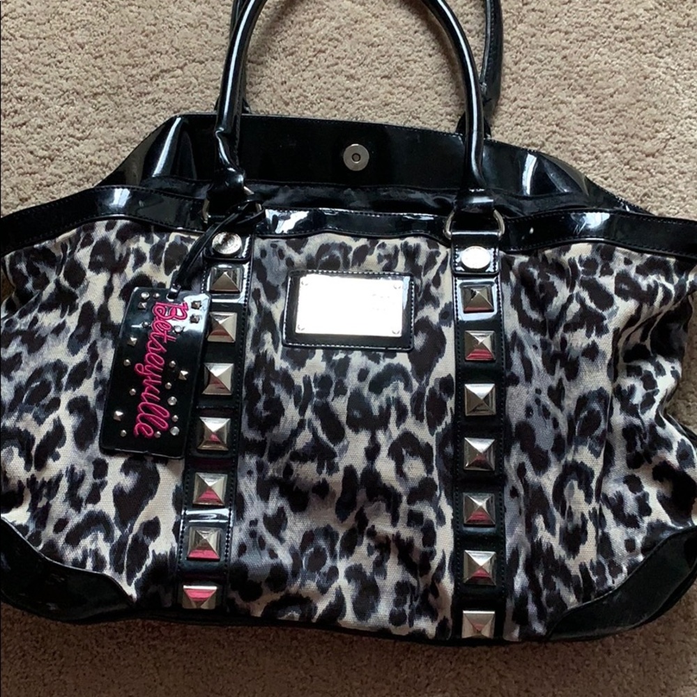 Betsy Johnson LARGE purse or travel bag